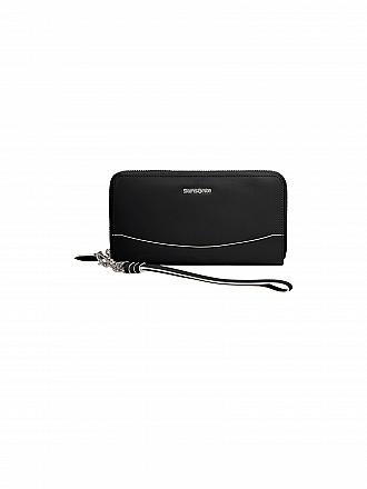 SAMSONITE | Geldbörse Leathy SLG | schwarz