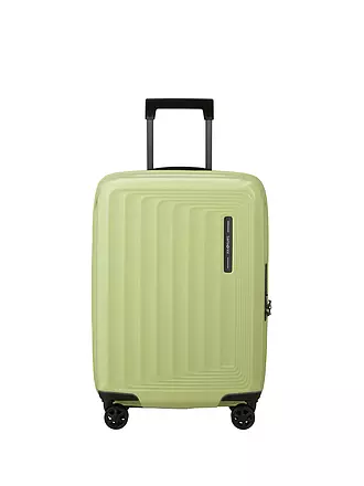SAMSONITE | Trolley  NUON SPINNER 55cm erweiterbar matt quartz | hellgrün