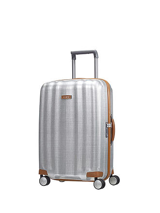 SAMSONITE | Trolley LITE-CUBE DLX SPINNER 55cm (61242 1004 Aluminium) | blau