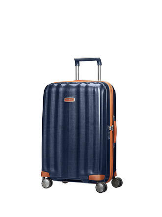 SAMSONITE | Trolley LITE-CUBE DLX SPINNER 55cm (61242 1004 Aluminium) | blau