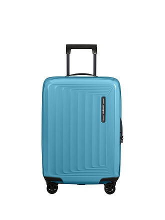 SAMSONITE | Trolley Nuon 55cm erweiterbar Metallic Ocean Blue | rosa