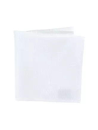 SANDER | Serviette Lexie Damast 45x45cm Weiss | weiss