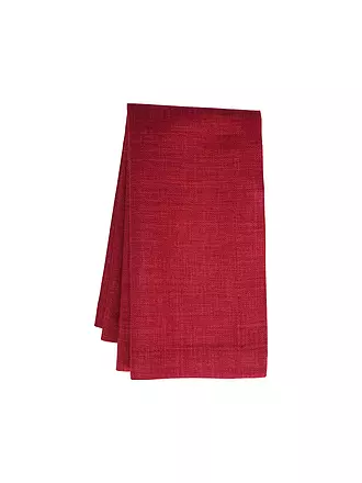 SANDER | Tischdecke LOFT UNI eckig 150x300cm Honig | rot
