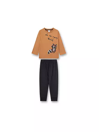 SANETTA | Jungen Pyjama | hellbraun