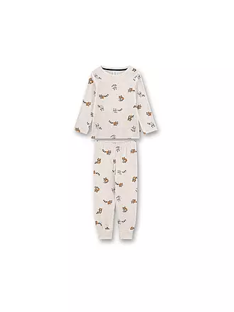 SANETTA | Jungen Pyjama | hellgrau
