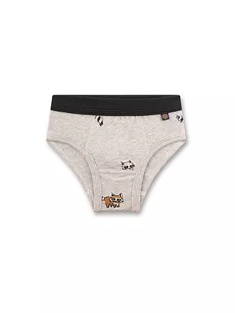 SANETTA | Jungen Slip nature mel | hellgrau