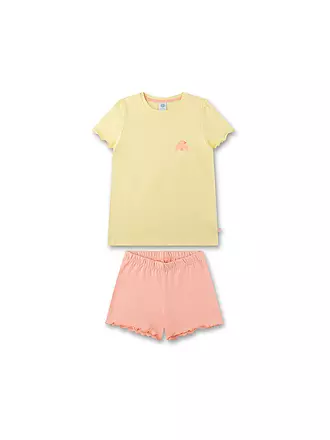 SANETTA | Mädchen Pyjama | gelb