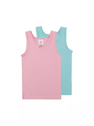 SANETTA | Mädchen Unterhemd 2er Pkg. sweety | hellblau