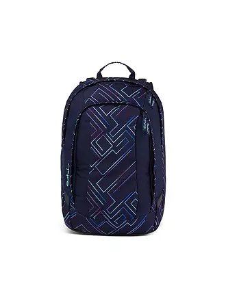 SATCH | Schulrucksack Air Purple Lazer | dunkelblau