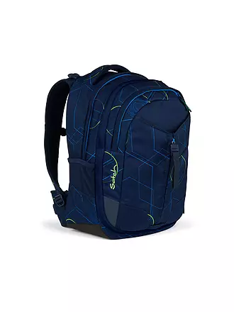 SATCH | Schulrucksack Match Blue Tech | dunkelgrün