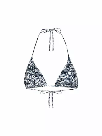 SAVE THE DUCK | Damen Bikini Top XARA blue wave | olive