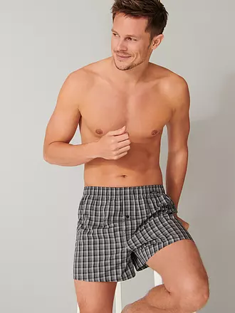 SCHIESSER | Boxershorts  2er Pkg royal | schwarz