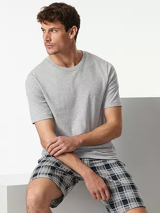 SCHIESSER | Pyjama Shirt | blau