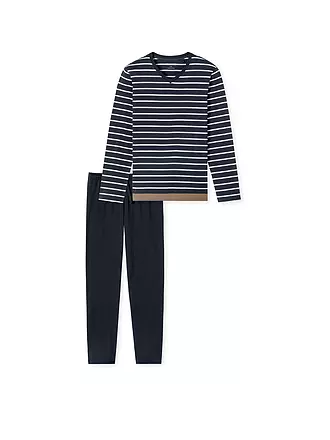 SCHIESSER | Pyjama | blau
