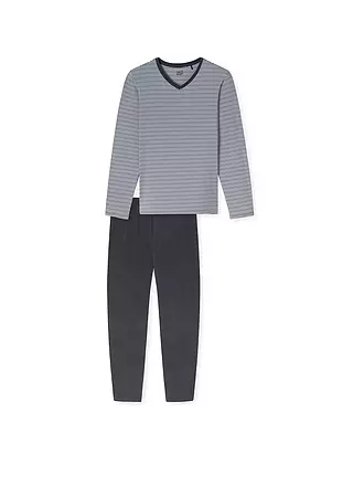 SCHIESSER | Pyjama | grau