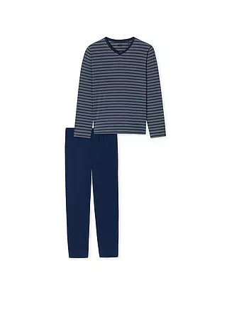 SCHIESSER | Pyjama | blau