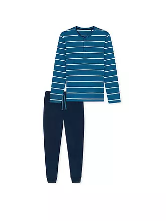 SCHIESSER | Pyjama | blau
