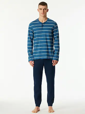 SCHIESSER | Pyjama | blau