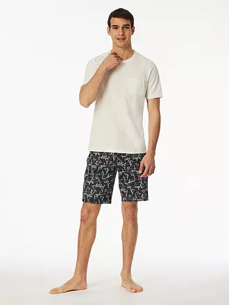 SCHIESSER | Pyjamashirt | creme