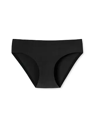 SCHIESSER | Slip INVISIBLE COTTON schwarz | beige