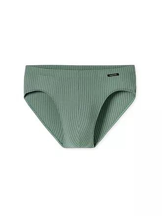 SCHIESSER | Slip schwarz | olive