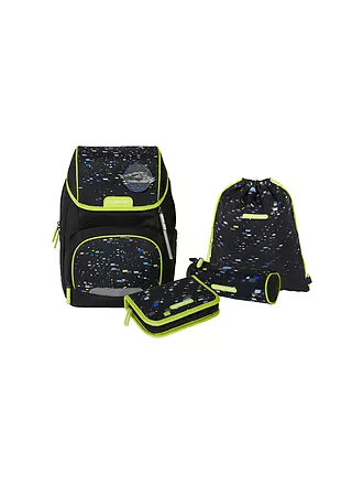 SCHNEIDERS | Schultaschen Set Ergojet 6tlg Spaceship | schwarz