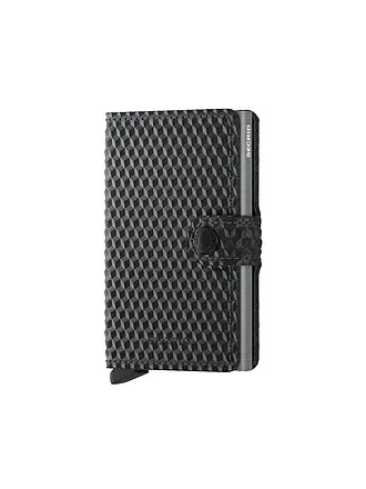 SECRID | Geldbörse - Miniwallet Cubic Black Red | schwarz