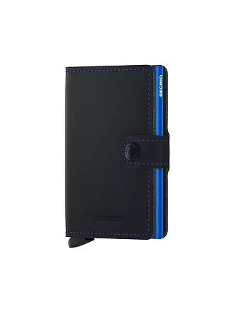 SECRID | Geldbörse - Miniwallet Matte Mini Black & Blue | braun