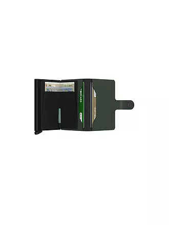 SECRID | Geldbörse - Miniwallet Matte Mini Green/Black | braun