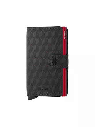 SECRID | Geldbörse - Miniwallet Optical Mini Black Red | schwarz