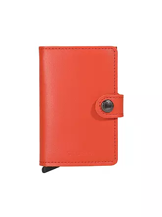 SECRID | Geldbörse - Miniwallet Original Mini Dark Brown | orange