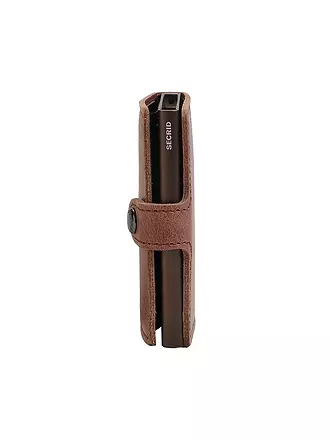 SECRID | Geldbörse - Miniwallet VINTAGE MINI Cognac Brown | blau