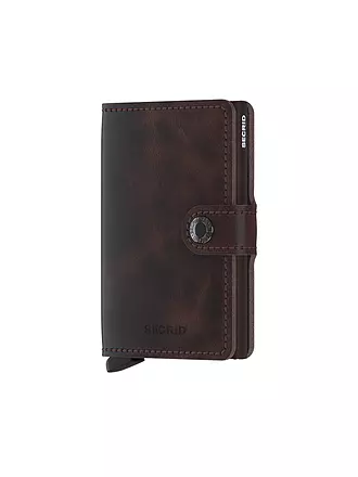 SECRID | Geldbörse - Miniwallet VINTAGE MINI Mv-Teal | braun