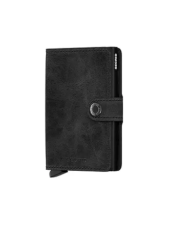 SECRID | Geldbörse - Miniwallet Vintage Mini Black | hellblau