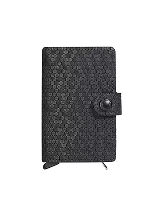 SECRID | Miniwallet HEXAGON Black | dunkelgrün