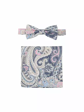 SEIDENFALTER | Set Fliege und Stecktuch PRINCE BOWTIE | grün