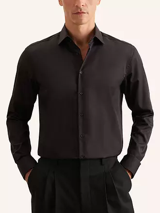 SEIDENSTICKER | Hemd Regular Fit | schwarz