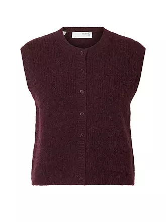 SELECTED FEMME | Gilet SLFLULU | dunkelrot