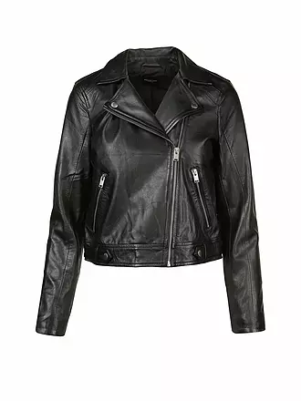 SELECTED FEMME | Lederjacke | schwarz