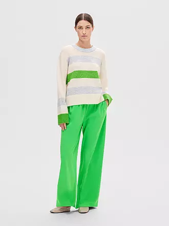 SELECTED FEMME | Marlenehose Wide Leg SLFTINNI | grün