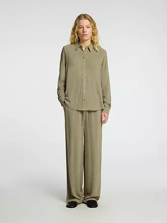 SELECTED FEMME | Marlenehose Wide Leg SLFVIVA-GULIA | olive