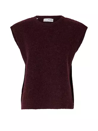 SELECTED FEMME | Pullunder SLFLULU | dunkelrot