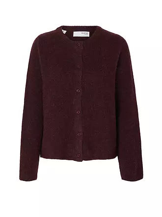 SELECTED FEMME | Strickjacke SLFLULU | dunkelrot