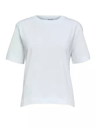 SELECTED FEMME | T-Shirt Boxy Fit SLFESSENTIAL | weiss