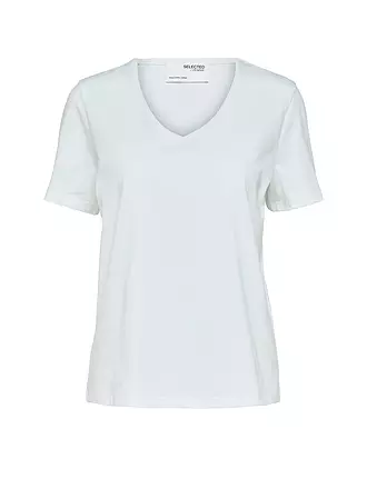 SELECTED FEMME | T-Shirt SLFESSENTIAL | weiss