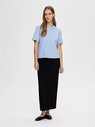 SELECTED FEMME | T-Shirt SLFESSENTIAL | hellblau