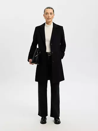 SELECTED FEMME | Wollmantel SLFSASJA | schwarz