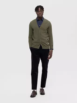 SELECTED | Cardigan SLHBERG | olive