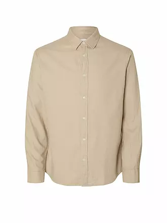 SELECTED | Flanellhemd Slim Fit SLHSLIMOWEN | creme