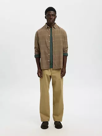 SELECTED | Flanellhemd Slim Fit SLHSLIMOWEN | creme